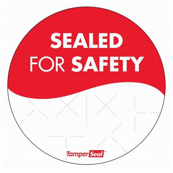 Daymark Food Safety Label, Red/White, 3 in H - IT118674