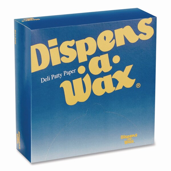 Dixie Dispens-A-Wax Waxed Deli Patty Paper, 6 x 6, 10000PK - 801200