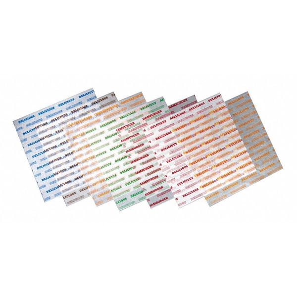 Value Brand Dry Waxed Food Sheets, Blue Delicious, 12 x 12", PK 1000 - F-3747