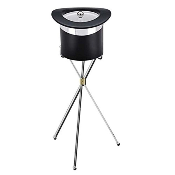 Sharptools Top Hat with Chrome Band Bucket With Metal Stand - SH6019