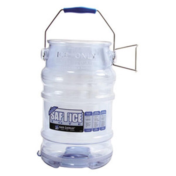 The Colman Group 6 Gal Saf-T-Ice Tote, Transparent Blue - SAN SI6000