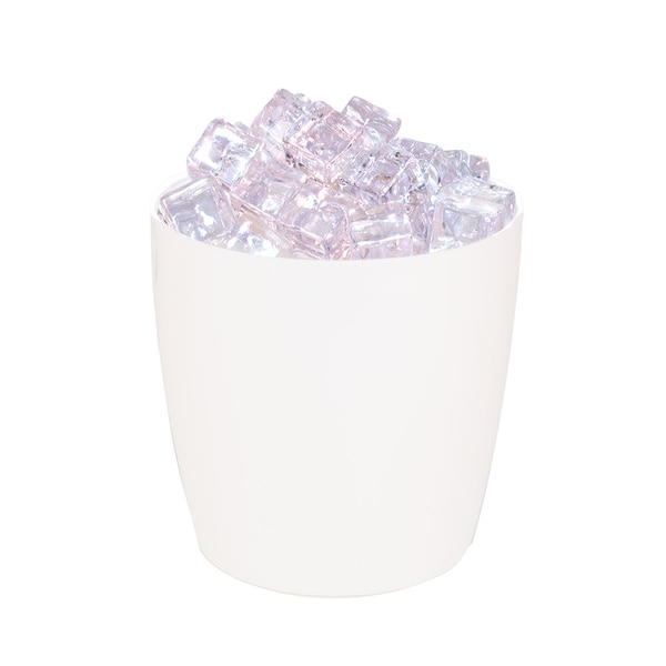 Hapco-Elmar R1500WHT-Essential3 Qt. Round Ice Bucket W/O Handles, White, PK 36 - R1500WHT