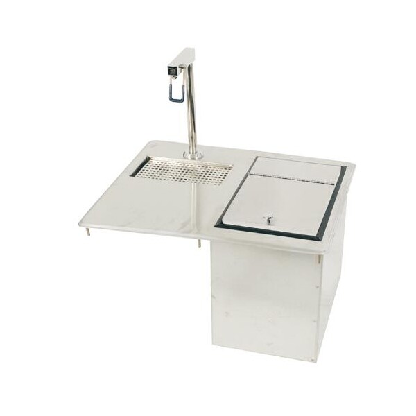 Advance Tabco Drop-In Glass Filler Station w/ Ice Bin - D-24-WSIBL