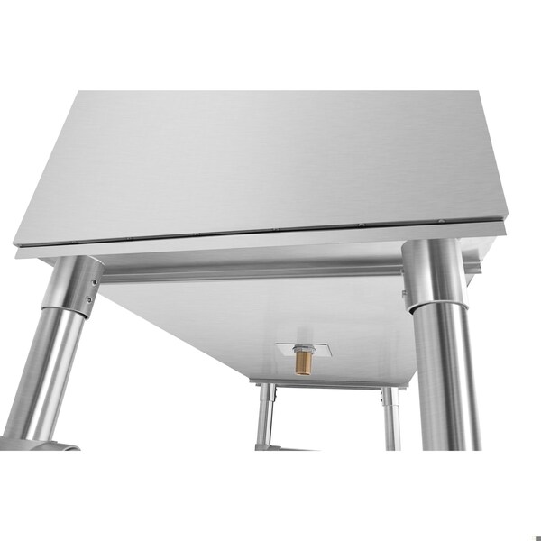 Koolmore 36 in. Commercial Underbar Ice Bin with Siding Lid in Stainless Steel KM-UIB-1836 - KM-UIB-1836