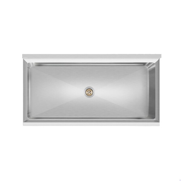 Koolmore 36 in. Commercial Underbar Ice Bin with Siding Lid in Stainless Steel KM-UIB-1836 - KM-UIB-1836