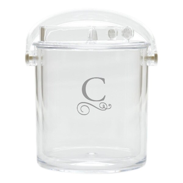 Top Chef Acrylic Insulated Ice Bucket With Tongs-Pi-Flourish-L - TO2560055