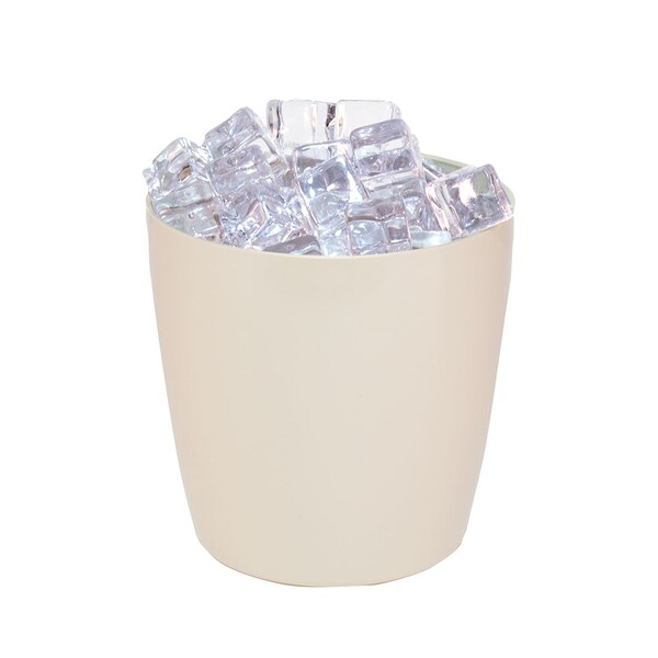 Hapco-Elmar R1500SAND-Essential3 Qt. Round Ice Bucket W/O Handles, Sand, PK 36 - R1500SAND