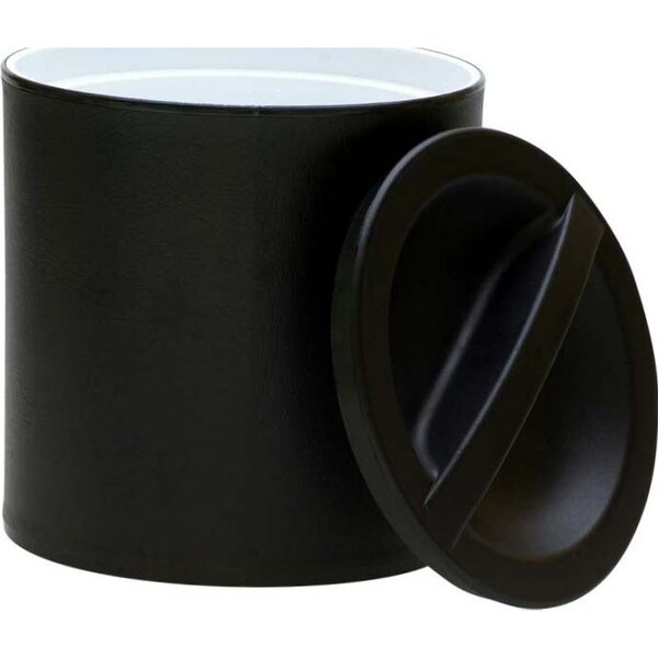 Lancaster 3 qt. Leatherette Ice Bucket, Black, 12PK - 09-7100