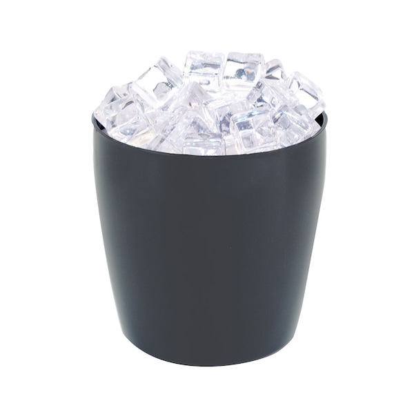 Hapco-Elmar R1500GRPH-Essential3 Qt. Round Ice Bucket W/O Handles, Graphite, PK 36 - R1500GRPH