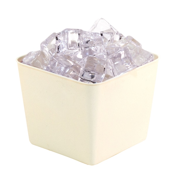 Hapco-Elmar R2500VAN-Essential 1.5 Qt. Square Ice Bucket, Vanilla, PK 36 - R2500VAN