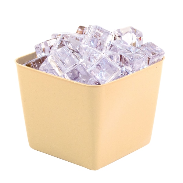 Hapco-Elmar R2500BGE-Essential 1.5 Qt. Square Ice Bucket, Beige, PK 36 - R2500BGE