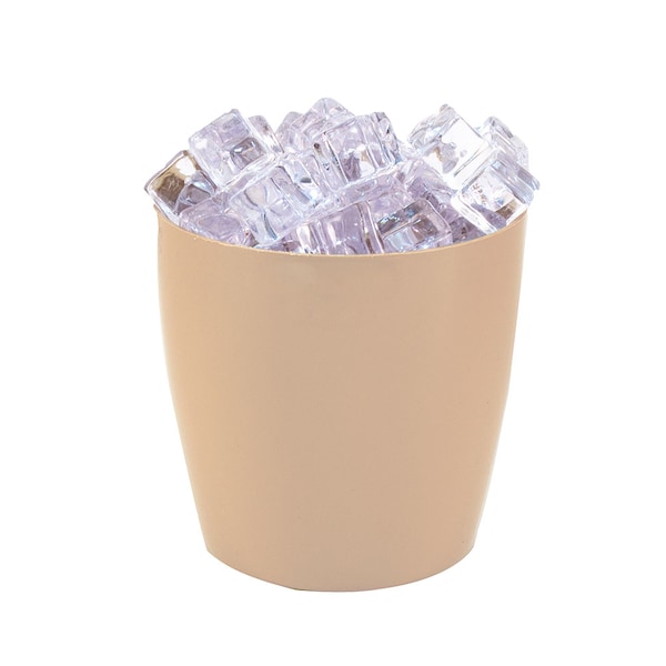 Hapco-Elmar R1500BGE-Essential3 Qt. Round Ice Bucket W/O Handles, Beige, PK 36 - R1500BGE