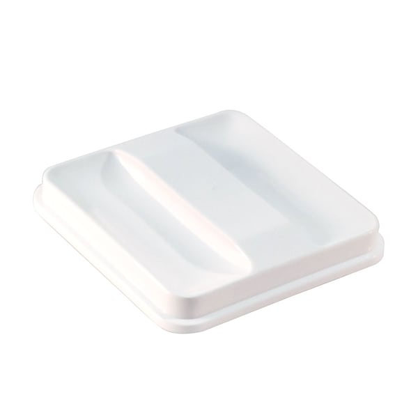 Hapco-Elmar Essential 3 Qt. Square Ice Bucket Lid for R2000/R2100, White, PK 36 - R2020WHT