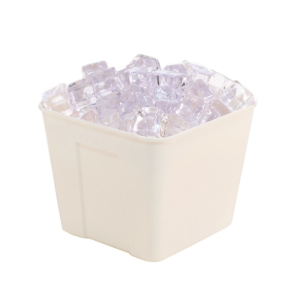 Hapco-Elmar R2000VAN-Essential 3 Qt. Square Ice Bucket W/O Handles, Vanilla, PK 36 - R2000VAN