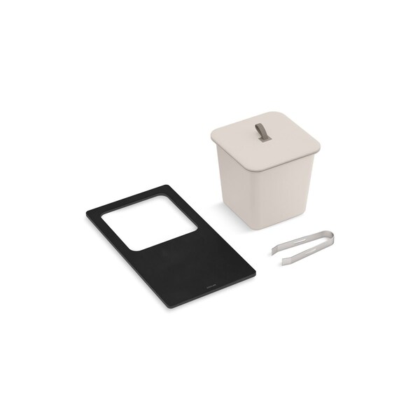 Kohler Three-piece ice bucket set Fog Grey - 35487-2LG
