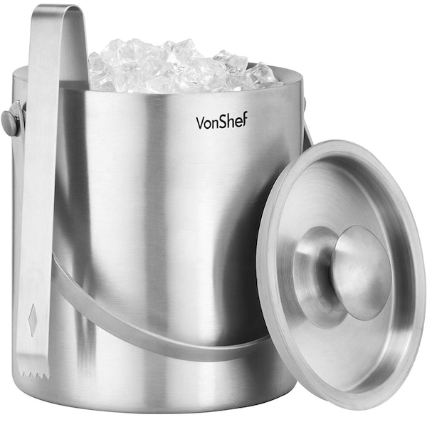 Starcrafts Stainless Steel Double Wall Ice Bucket with Lid 2 Liter - ST469758