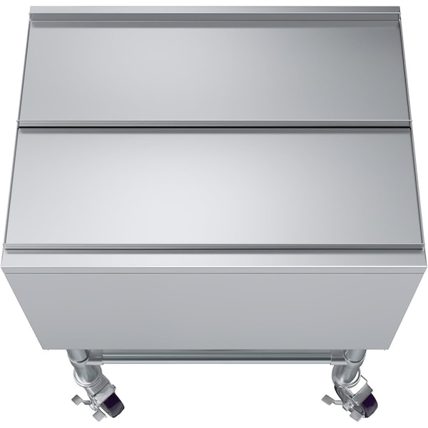 Amgood 18 in. x 24 in. Mobile Ice Bin with Sliding Lid - ICE BIN MIB-182412-Z