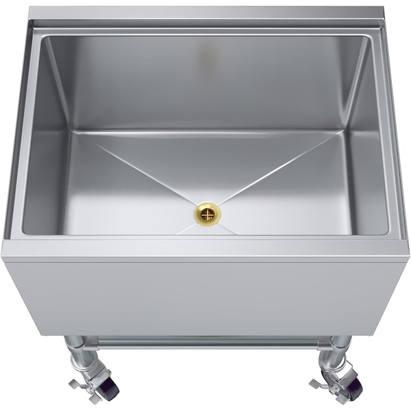 Amgood 18 in. x 24 in. Mobile Ice Bin with Sliding Lid - ICE BIN MIB-182412-Z
