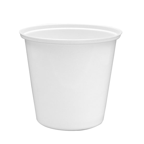 Hapco-Elmar R1030WHT-Essential 3 Qt. Round Ice Bucket Liner for R1000, White, PK 36 - R1030WHT