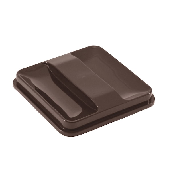 Hapco-Elmar Essential 3 Qt. Square Ice Bucket Lid for R2000/R2100, Walnut, PK 36 - R2020WAL