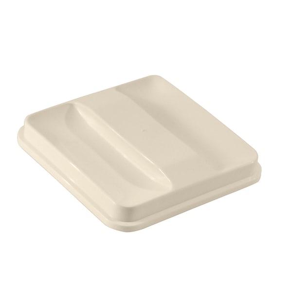 Hapco-Elmar Essential 3QT Square Ice Bucket Lid R2000/R2100, Vanilla, PK 36 - R2020VAN