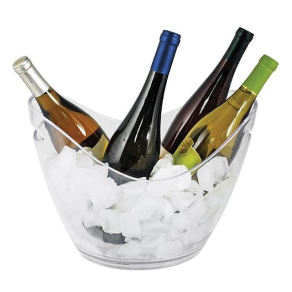 True Fabrications True Fabrications 2212 Modern 4-Bottle Ice Bucket - 2212
