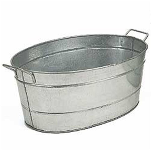 Minuteman Minuteman C-51 Galvanized Steel Tub - Oval - C-51