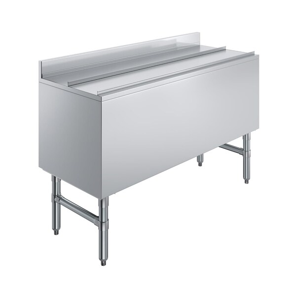 Amgood 18.5 in. x 48 in. Underbar Ice Bin with Sliding Lid - ICE BIN FSIB-184815-Z