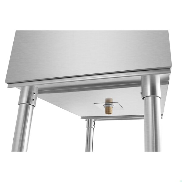 Koolmore 24 in. Commercial Underbar Ice Bin with Siding Lid in Stainless Steel KM-UIB-1824 - KM-UIB-1824