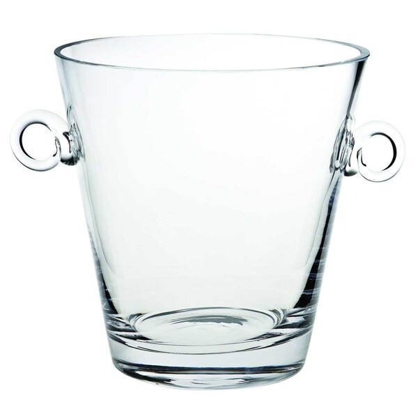 Tarifa 9 in. Mouth Blown European Glass Ice Bucket or Cooler - TA3094463