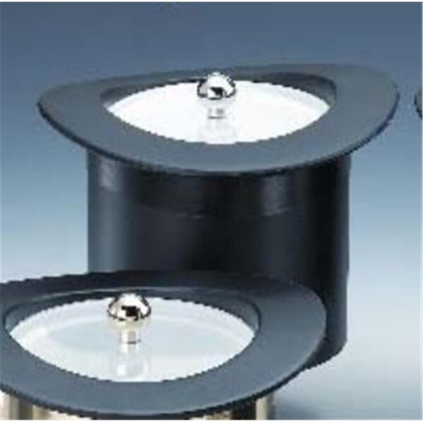 Sharptools Top Hats Black with Black 3 Quart Ice Bucket with Band and Lucite Cover - SH88569