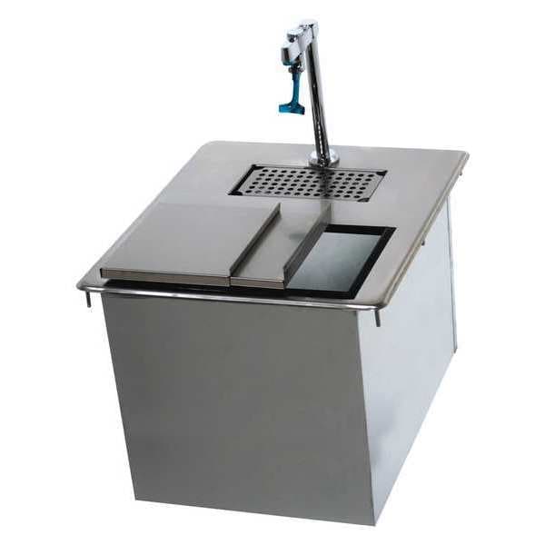 Advance Tabco Water Filler, w/Ice Bin, 18x21" - D-24-WSIBL2-X
