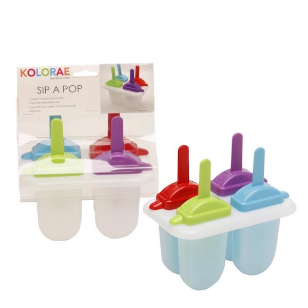 Kolorae Blueoco Kolorae Assorted Polypropylene Sip A Pop Ice Mold - KOL-0028