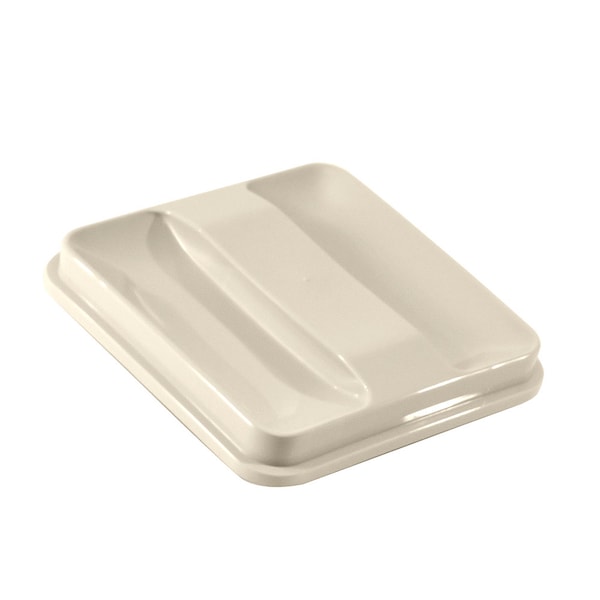 Hapco-Elmar Essential 3 Qt. Square Ice Bucket Lid for R2000/R2100, Sand, PK 36 - R2020SAND