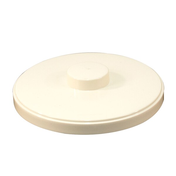 Hapco-Elmar Essential 3 Qt. Round Ice Bucket Lid for R1000, Vanilla, PK 36 - R1020VAN