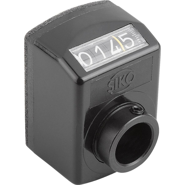 Indicador de posición digital Kipp, Poliamida Negra, Comp:Acero, Programado Au=010, 0, P=10 - K0409.10001112