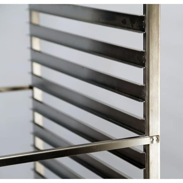 Lakeside Stainless Steel Narrow Opening Pan Rack - Holds (41) 18"x26" Trays - 163