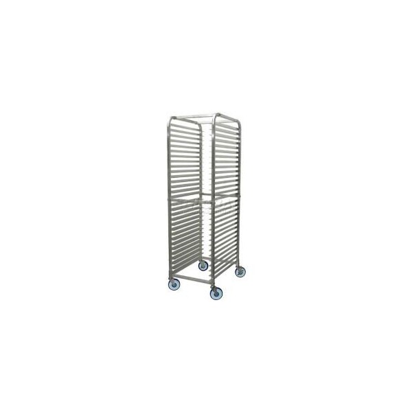 Winco Dwl Industries Co Winco 30-Tier Aluminum Rack W/ Brake - ALRK-30BK