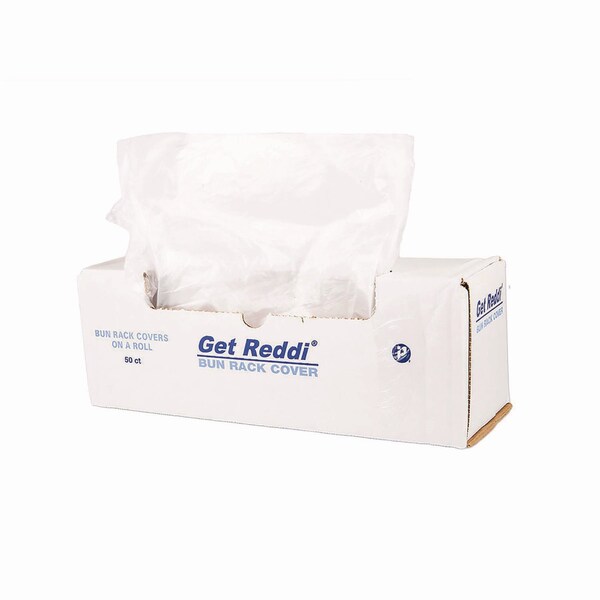 Inteplast Group Bun-Rack/Pan-Cover Film, 50PK - BRC52X80