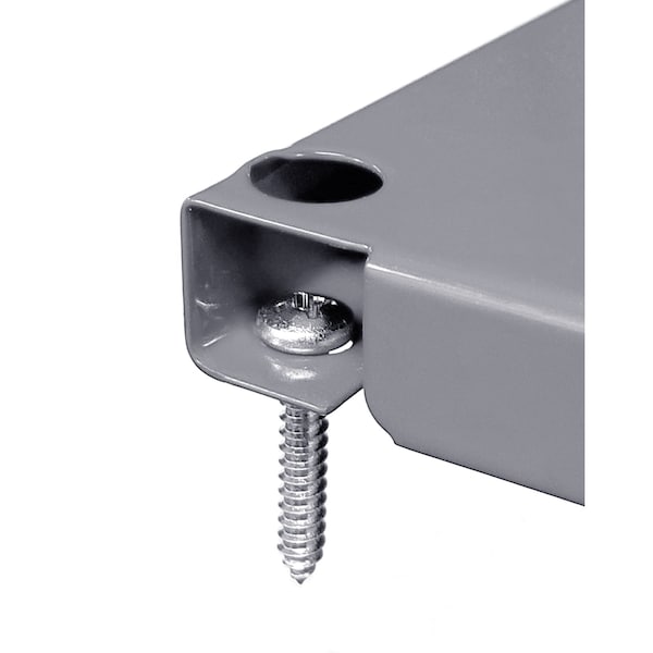 Wall Control Commercial Kitchen Pegboard Rack, Grey/White - 35-IKTH-200-GW
