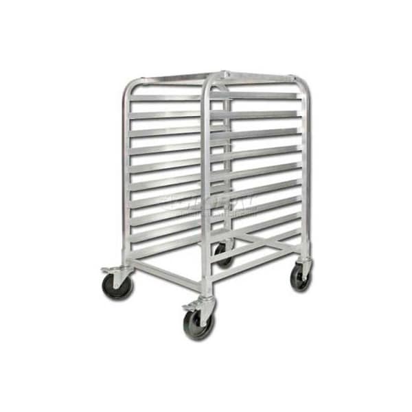 Winco Dwl Industries Co Winco - 10-Tier Sheet Pan Rack W/ Brakes, 39inH - ALRK-10BK