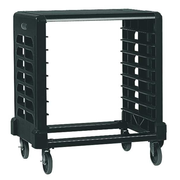Rubbermaid Commercial End-Load Rack, 18 5/8x23 3/4x67 7/8, Blk - FG331700BLA