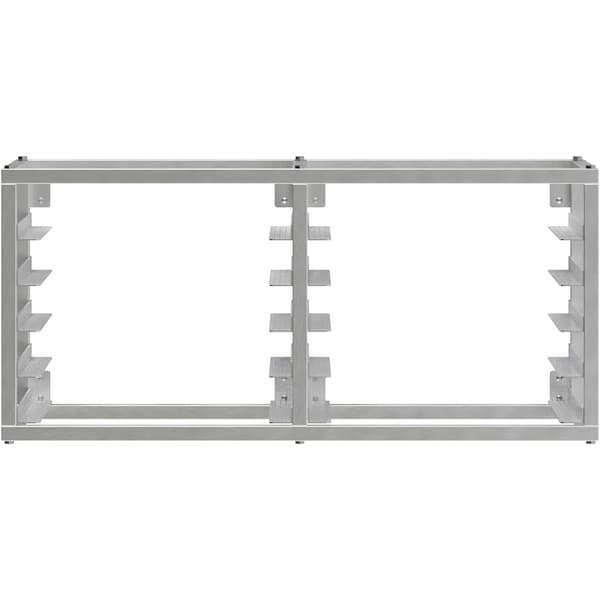 Amgood Wall Mounted Sheet / Bun Pan Rack 40in x 13in x 18in. Fits 10 Half Size Pans. NSF - BPR WM-HALF-10-Z