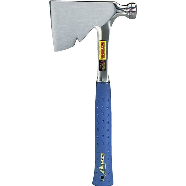 Estwing Carpenter's Hatchet, 3-5/8 in Cutting Edge, Steel Head, Nylon/Vinyl Handle, 13 in OAL - E3-2H