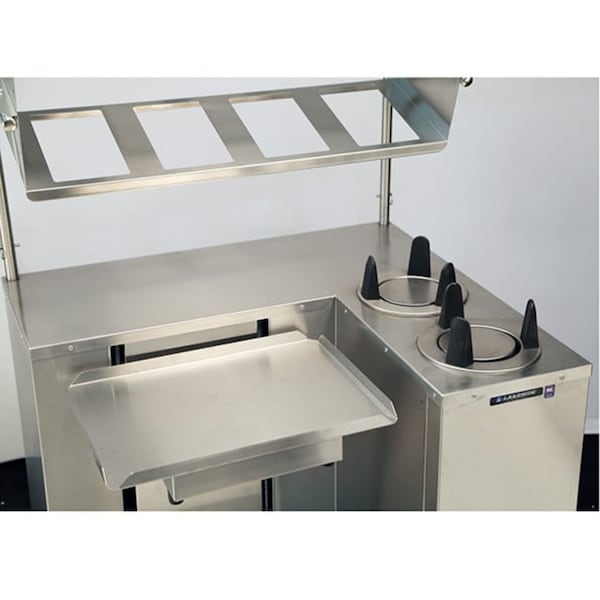 Lakeside Stainless Deluxe Tray Starter Station-Accomadates Pans, Trays, Dishes - 2620