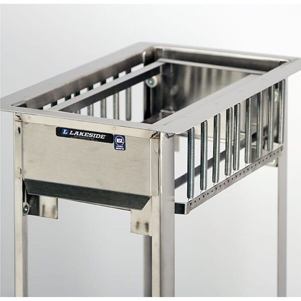 Lakeside Drop-In Tray and Glass Rack Dispenser; Open - Holds (6) 10"x20" Racks - 973