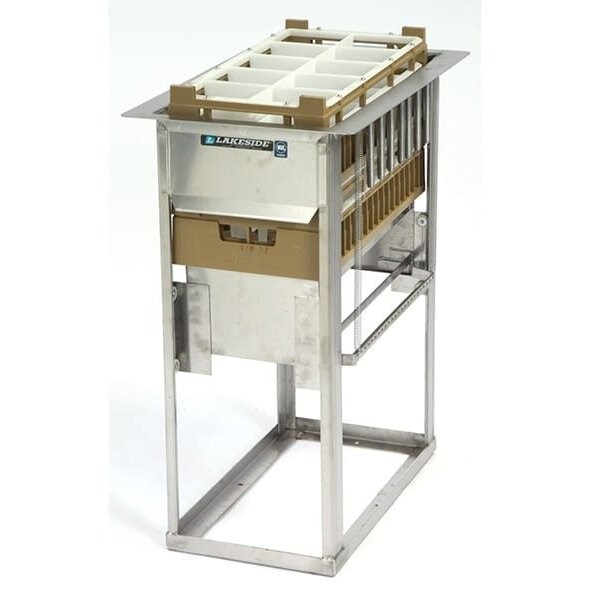 Lakeside Drop-In Tray and Glass Rack Dispenser; Open - Holds (6) 10"x20" Racks - 973