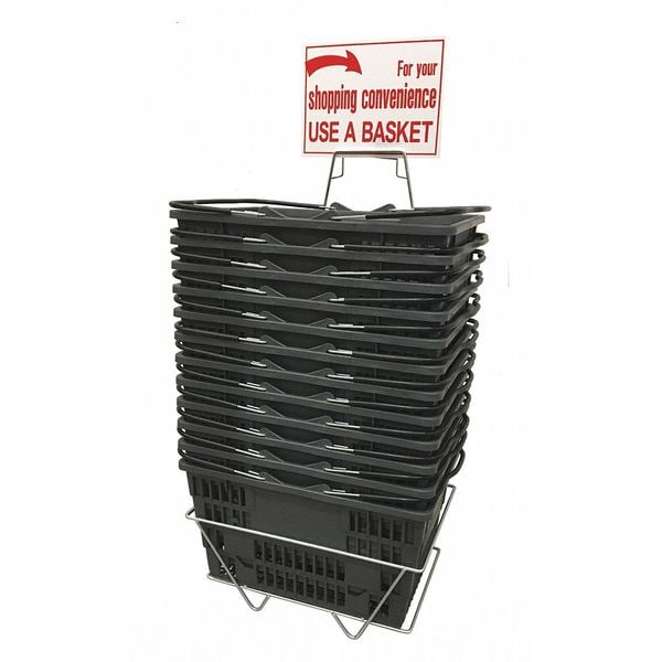 R.W. Rogers Co Hand Basket Set, Jumbo, Gray - H2432015
