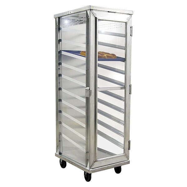 New Age Industrial Enclosed Pan Rack, 68 1/4 in H, Aluminum - 98063