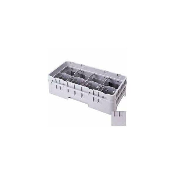 Cambro Cambro - Full Drop Extender, Half Size, 8-Comp, 19-3/4x10x2, Adds 1-5/8" To Height, Gray - 8HE1151